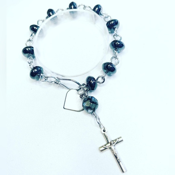 ✨Hematite crystal pendulum and bracelet ✨💫 - Picture 3 of 7